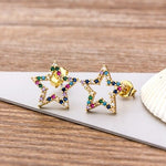 Small Pavé CZ Earrings