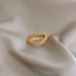 Mother-of-Pearl Zircon Baguette Ring