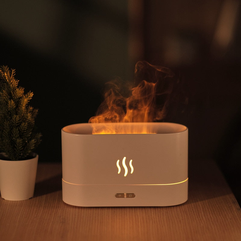 Restful Aroma Flame Humidifier