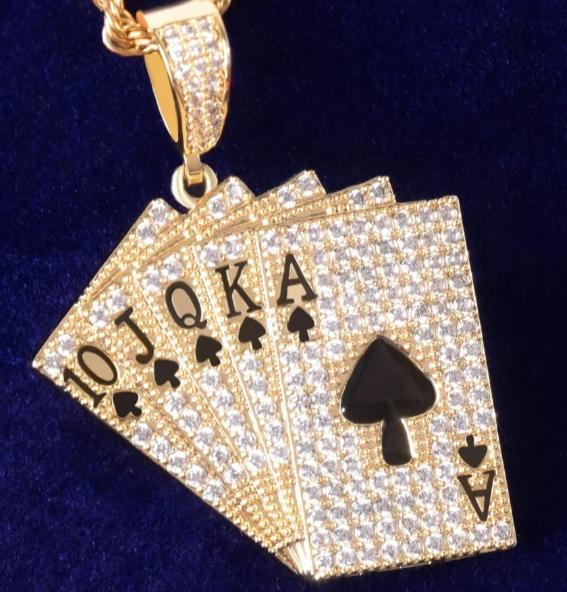 Poker Cards Necklace