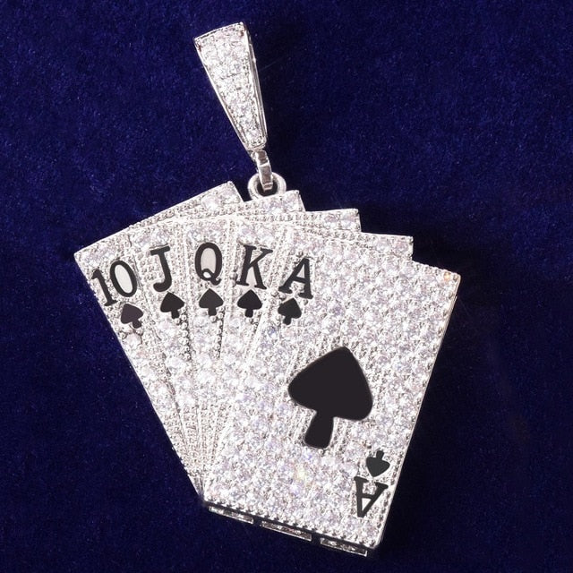 Poker Cards Necklace