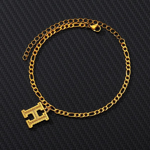 Gold Letter Anklet/Bracelet